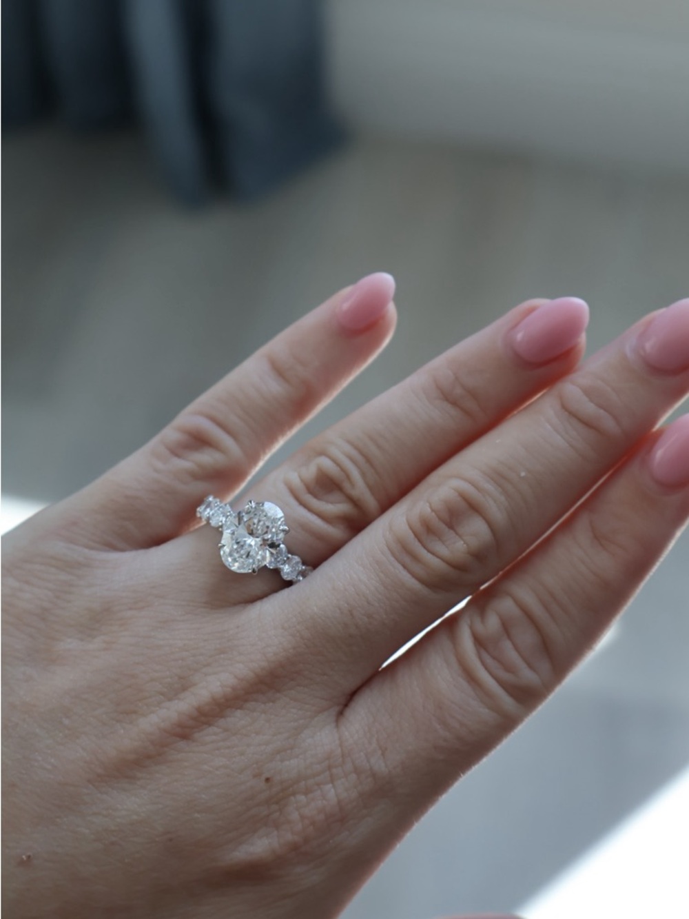 Diamond Engagement Ring - IGI paperwork size 7 - E VS1